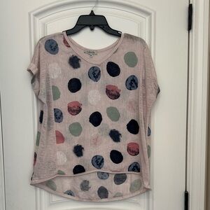Liabella Polka Dot Women's Top 💯 Lino size M